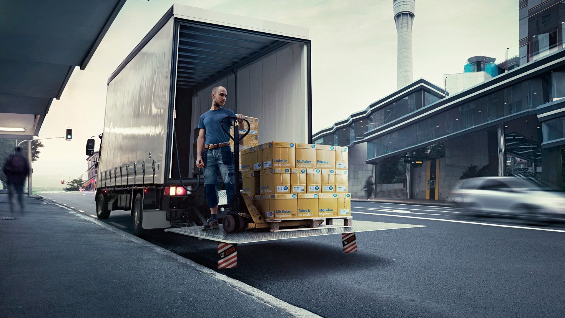 camion plataforma elevadora