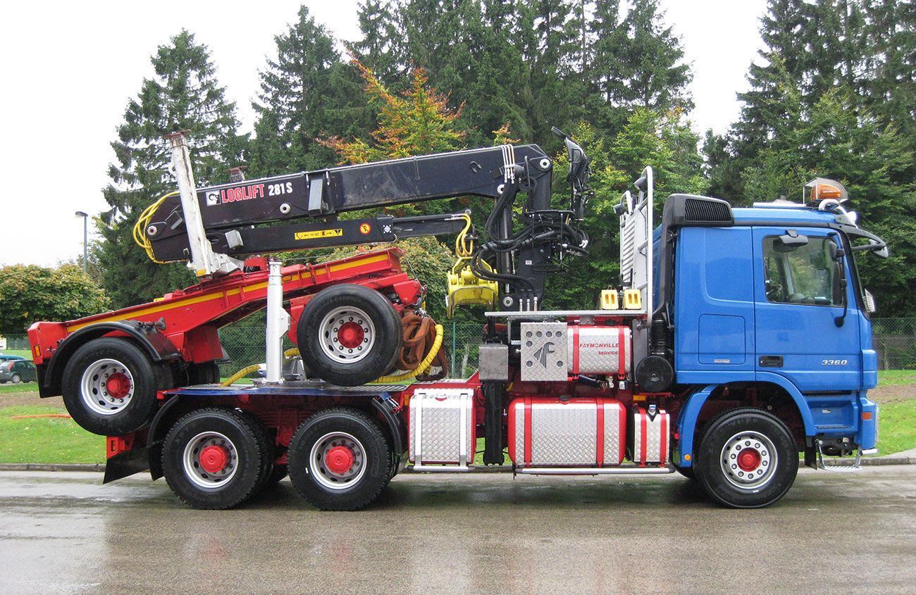 GRÚAS LOGLIFT 281S: Potencia y Precisión para el Sector Forestal