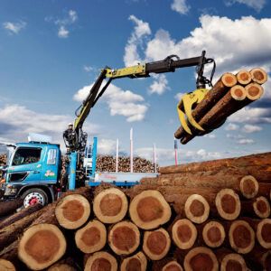 GRÚAS LOGLIFT 82Z | Grúa forestal compacta de 8 t para vehículos ligeros